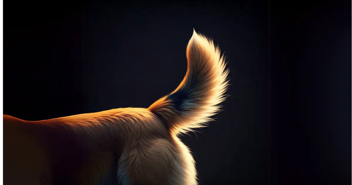 Fascinating Dog Facts for Kids, Breeds, Behavior, and Beyond 6 A fluffy dog high-tail