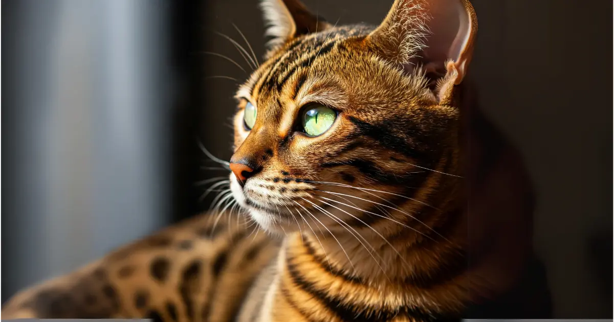 Tabby Bengal Cat