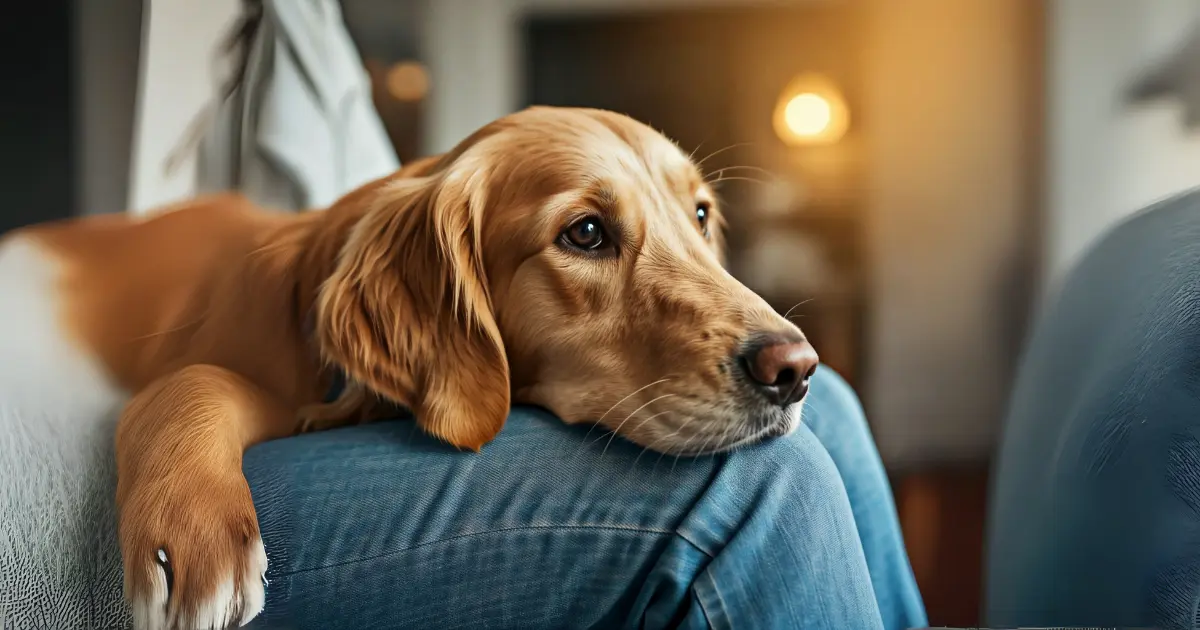 Fascinating Dog Facts for Kids, Breeds, Behavior, and Beyond 2 A dog is sitting in a person lap